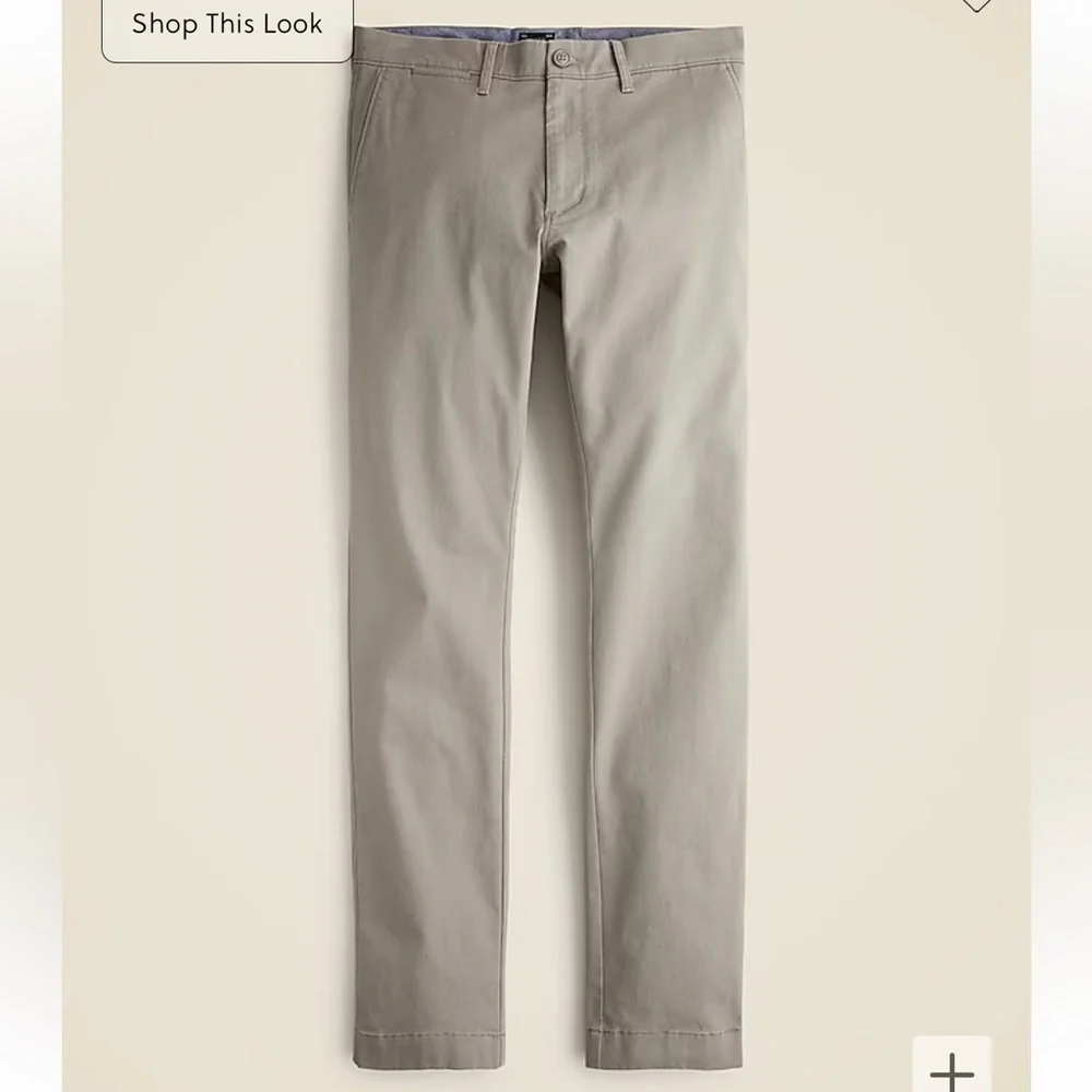 J crew mushroom 484 Slim-fit stretch chino pant